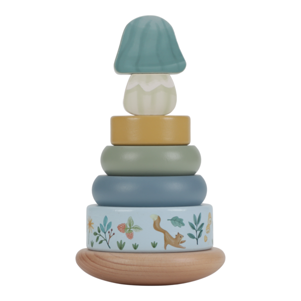 Rocking ring stacker wood - Forest Friends FSC